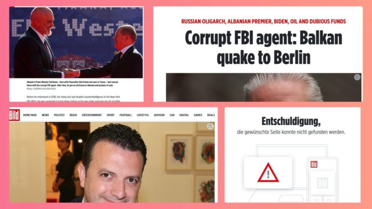 BILD-i gjerman boton shkrimin se si Rama përdori FBI-në dhe e fshin pas një ore