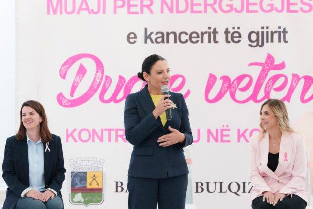 Belinda Balluku: Tetori është cilësuar si muaji i ndërgjegjësimit për kancerin e gjirit