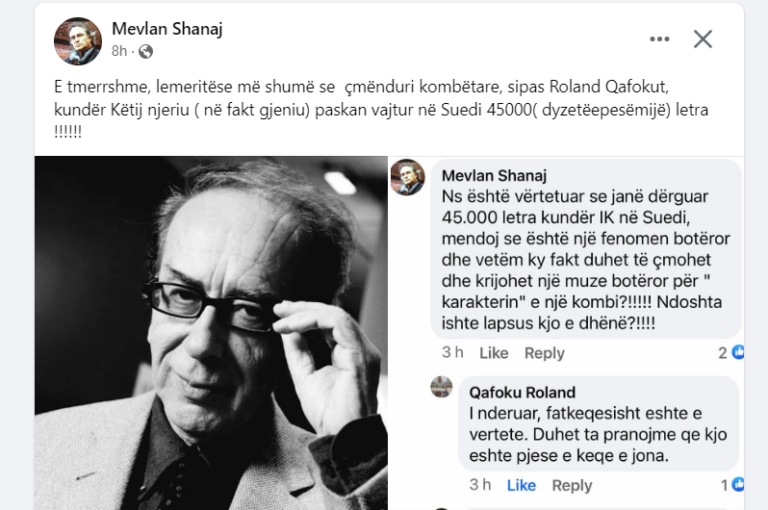 E pabesueshme! 45 mijë letra kundra Ismail Kadaresë nga shqiptarët që të mos marrë NOBEL!