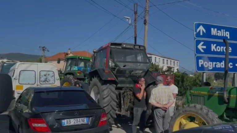 Fermerët protestojnë në Maliq, shkak mungesa e tregut për prodhime bujqësore